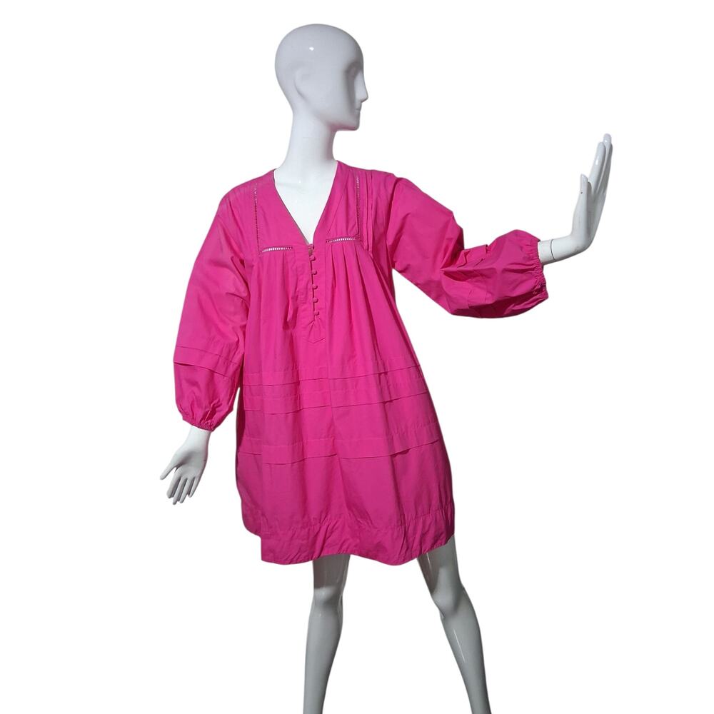 Caryn Lawn Stevie Dress Womens One size Quiet‎ Luxury Bohemian Old Money Preppy